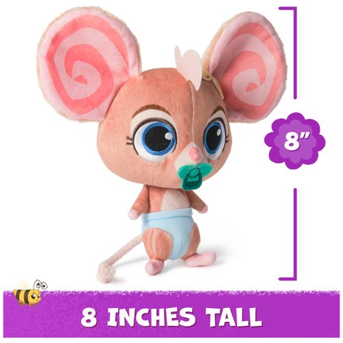 Vida the Vet, Baby Mouse Plush Toy, 8-Inch Tall Stuffed Animals with Super-Soft Fur, Kids Toys for Girls & Boys Ages 3 and up