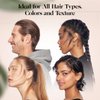 Kitsch Hair Wax Stick for Women & Men - Hair Slick Back Stick, Anti-Frizz and Fly Away Hair Tamer, No Residue Hair Finishing Stick for Flyaways, All Day Hold Styling Product for Smoothing Hair Strands