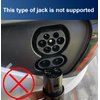 J1772 to Tesla Charging Adapter 80 Amp / 240V AC- Compatible with SAE J1772 Charger[Only for Tesla Owners]