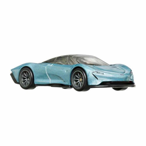 McLaren Speedtail Blue Metallic with Black Top Exotic Envy Series Diecast Model Car by Hot Wheels