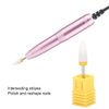 Ceramic Nail Drill Bit Corn Head Ceramic Grinding Parts Nail File Drill Bit Lightweight Manicure Polishing Removing Cuticle(Extra Fine Grinding XF Yellow Box)