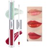 CHARMACY Multichrome Double Head Non-Stick Lip Gloss, Metallic Colourful Lip Glaze, Anti-transfer, Long Lasting Waterproof Liquid Lipstick Makeup (#08)