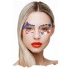 4th of July Temporary Tattoos Stickers Flag Tattoos Decals for Face Eye Makeup Sticekr Decals for Women Men 10 Sheets Patriotic Body Decals for Independence Day Party Decoration