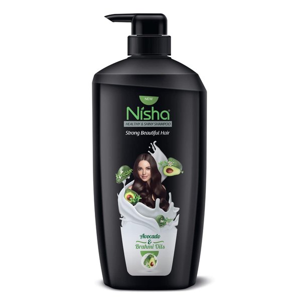 Nisha Almond & Olive Actives Shampoo For Smooth Soft Silky Hair, 21.97 Fl Oz