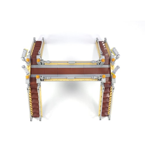 General Jim's Pedestrian Street Walkway Modular Building Block Bricks 307 Piece Building Block Toy Playset for City Streets or Metro Line Tracks for Teens and Adults