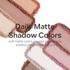 KYDA Single Matte Eyeshadow, Sheer Off White Vanilla Eyeshadow, Ultra-fine Lightweight Powder, Brightenning Primer Eyeshadow, Multiuse Blendable Eyes Makeup, Moonlight