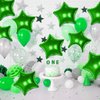 18 Inch Green Star Balloons, 10 Pcs Green Star Shape Foil Balloon Helium Balloons, Big Mylar Star Balloons for Wedding, Baby Shower, Birthday Party Decorations