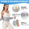 EGjoey Back Brace for Lower Back Pain Relief - Back Support Belt for Women & Men, Lower Back Brace for Herniated Disc, Sciatica. Removable Stays for Lower Back Support with 2 Different Hardness Sets (Grey, Medium)
