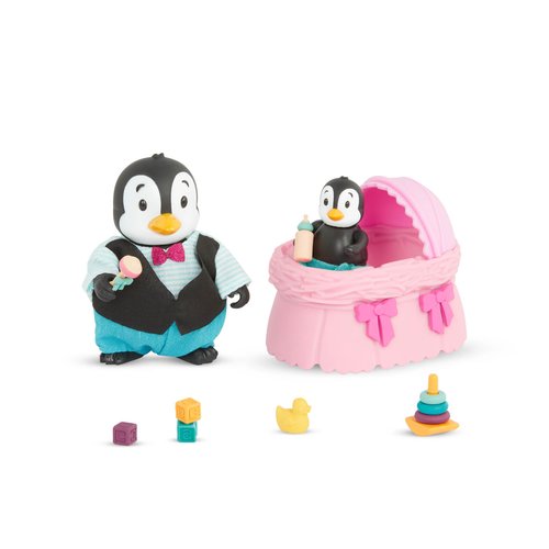 Li’l Woodzeez – Miniature Furniture – Doll Furniture – Playhouse Accessories – Toy Furniture – 3 Years + – Living Room & Nursery Set