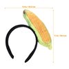 WOFASHPURET Hair Accessories Corn Hairband Novelty Headbands Vegetable Hair Band Vegetable Headband Corn Headdress Chinese Cabbage Cute Fabric Child Makeup Headband Ice Cream Headbands
