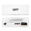 Utility Knife, DAT Series-X Portable Box Cutter, Fine Point Arts and Crafts Blade for Precision Cutting, with 10 Blade Pieces (White, 1 Cutter 10 Blades)