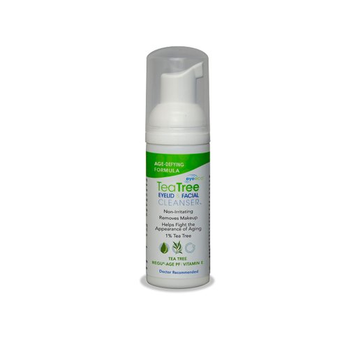 Eye Eco Age-Defying Tea Tree Eyelid and Facial Cleanser –Hydrating & Non-Irritating Cleanser – Infused with Shea Butter & Vitamin E - Vegan and Gluten-Free - 50mL