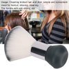 Neck Duster Neck Duster Brush, Broken Hair Sweep Brush with Abs Handle, Barber Shop And Salon Nylon Shaving Brush for Face And Neck (Grey)