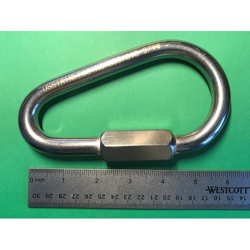 US STAINLESS Stainless Steel 316 Pear Shape Quick Link 9/16" (14mm) Marine Grade