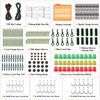Carp Fishing Tackle Kit – 225pcs Carp Fishing Hair Rig Boilie Stops Carp Hooks Swivels Tube Sleeves Clips Carp Bait Rig Fishing Equipment