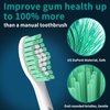 Aoremon Toothbrush Replacement Heads for Sonicare E-Series: Replacement Brush Heads for Philips Sonicare Essence Xtreme Elite Advance CleanCare Sonicare Screw-On Electric Toothbrush Handles,5 Count