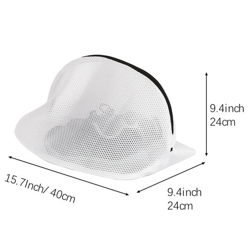 Vivifying Shoe Washing Bag, Set of 3 Mesh Shoe Laundry Bags with Zip Closure for Sneakers, Running Shoes, Socks, Bras