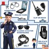Joycover Police Costume for Kids, Police Costume with Toy Accessories, Cop Costume Outfit Set, Halloween Costumes for Boys