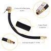 Tire Inflator Extension Tube Tyre Pump Quick Inflation Chuck Adapter Hose Quick-inflation Clip Connector High-pressure Tube Car Motorcycle Maintenance Accessories