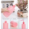 Melphoe Tattoo Wash Bottle Squeeze 3Pcs 500ml Squirt Bottle Succulent Watering Can, Safety Rinse Bottle, Plastic Squeeze Medical Lab Washing Bottle, Tattoo Supplies, Lash Water Bottle Squeezer, Pink