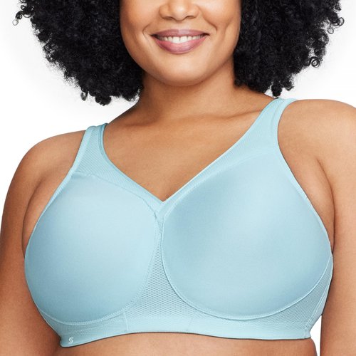 Glamorise Full Figure Plus Size MagicLift Seamless Sports Bra Wirefree #1006