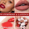 Fusang 18Pcs Mini Capsule Pills Lipstick Matte Lipstick Makeup Sets for Women Highly Pigmented Long Lasting Waterproof Mini Red Matte Pill Lipstick Cute Lip Stick Stain Set for Women