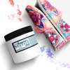 Moshify Jacquard Products White Textile Color Fabric Paint 8-Ounces - Bundled Brush Set