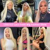 20 Inch 613 Lace Front Wig Human Hair 13x6 Transparent Lace 180 Density Blonde Lace Front Wigs Human Hair for Black Women Pre Plucked Color 613 Hd Lace Frontal Wig Straight Blonde Wig Human Hair