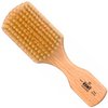 Kent OG4 Rectangular Beachwood Gentlemen's Hair Brush and Facial Brush for Beard Care - Exfoliating Natural Boar Bristle Brush for Mens Grooming, Hair Care, and Beard Straightener for Men's Skin Care