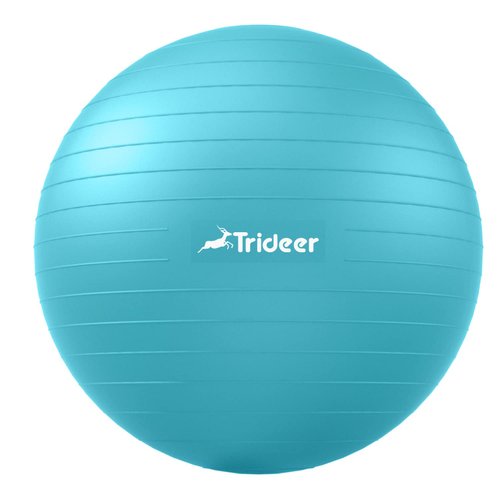 Trideer Yoga Ball Exercise Ball for Working Out, 5 Sizes Gym Ball, Birthing Ball for Pregnancy, Swiss Ball for Physical Therapy, Balance, Stability, Fitness, Office Ball Chair, Quick Pump Included