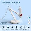 INSWAN INS-3 Handheld USB Document Camera for Teachers & Webcam, Built-in Mic, Light, Auto Focus, Windows, Mac OS, Chromebook for Close-up Demo, Distance Learning, Teaching, Web Conferencing, IWBs