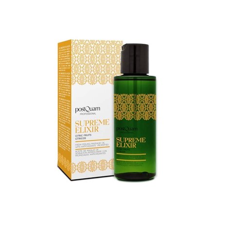 postQuam Professional Citrus Refreshing Oil 100ml/ 3.5oz – Spanish Beauty - Massage Oil - Antioxidant Properties – Anti-Aging - Relaxing Effect – Moisturizes – Natural Ingredients – Vitamin E