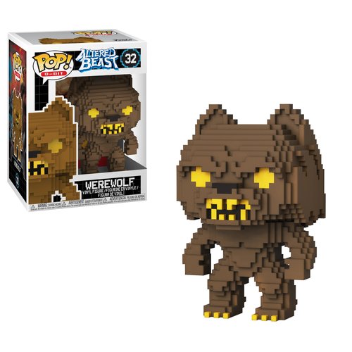 Funko Pop 8 Bit: Altered Beasts - Greek Warrior (Werewolf) Collectible Figure, Multicolor
