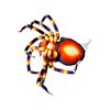 Zugar Land 8" Spider Plush Toy (Blue, Brown Orb-Weaver or Brown Tarantulas) Soft Cozy Plush Pillow Cuddling Decor Not Scary at All. (Brown Orb-Weaver)