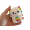 2 Random Color Axolotl 4" Slow Rise Squishy Toys - Memory Foam Party Favors, Fidgets, Prizes, OT (Random Colors)