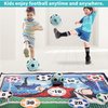 JHHJIFY Soccer Ball Game Mat Set, Soccer Ball Indoor Target Toss Party Game, Sports Toys and Gift for Kids Boys Girls for 3 4 5 6 7 8 Year Old Boy Toys Birthday Christmas