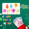 NAISEN 50PCS Christmas Sticky Hands Toys Party Favors for Kids, Christmas Stretchy Toys for Christmas Stocking Stuffers, Pinata Fillers, Kids Christmas Gifts Goodie Bag stuffers