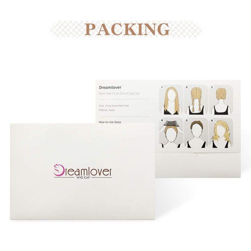 Dreamlover Mesh Wig Cap, Nude Wig Hair Caps for Women, 3 Pieces