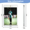 unlemoni 6ct Magnetic Card Holders for Trading Cards, 35PT Magnetic Card Holder Hard Plastic Baseball Card Case Protecor Display for Sports Cards, Standard Cards, Game Cards, MTG Cards