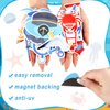 24 Pcs Ocean Cruise Door Decorations Magnetic Sailing Car Magnets Shark Fridge Magnets for Door Magnets Animal Magnets Turtle Crab Magnet Stickers for Car