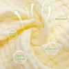 20 Pack Baby Muslin Washcloths Natural Muslin Cotton Baby Wipes Soft Newborn Baby Face Towel Absorbent Muslin Washcloth for Sensitive Skin Baby 12x12 inches (Blue, White, Green, Yellow, Pink)