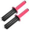 Hair Curling Roll Comb Anti‑slip Curling Wand,hair Curler Curling, Professional Hair Stylists Styling Comb for Women Ladies, Volume Hair Tool Defining Comb Hairstyling Tools
