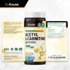 BIO KRAUTER Acetyl L Carnitine Gummies - Vegan L-Carnitine Supplement - Amino Acid Acetyl L- Carnitine 1500 mg - Pectin-Based, Non-GMO