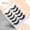 Na'Rak False Eyelashes - Glam It Up Series: MEDIUM WISPY Design. 5 Pairs of Faux Mink Lashes - Reusable and Comfortable Style Designed for Everyday Wear to Enhances Your Natural Lashes.