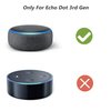 WALI Outlet Wall Mount, Holder Stand for Echo Dot 3rd Gen, Smart Home Speakers Plug Mount for Alexa with Cable Management, (AMM002-B), 1 Pack, Black