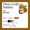 Perma Blend - Tina's Gold Sunrise - Microblading Ink Modifier - Professional Tattoo Ink - Brown Tattoo Ink Makeup - Vegan (0.5 oz)