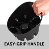 JS Jackson Supplies Universal Black Plastic Drip Tray for Toilet Plunger