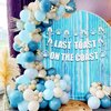 JeVenis Luxury Last Toast On The Coast Banner Beach Bach Banner Beach Bachelorette Party Decorations Coastal Bach Party Supplies