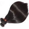 ANGIE QUEEN Hair Peruvian Virgin Hair Straight 100% Unprocessed Virgin Human Hair Extensions More Thicker 20 Inch One Bundle 100G Nature Black Color(One Bundle)