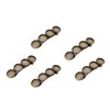 EXCEART Snap Hair Clips 5 Pcs Bronze Hair Clip Round Settings Blank Hairgrip Base Trays Bobby Hair Barrette Bezel Holder For DIY Headdress Jewelry Making Accessories 12mm Metal Hair Clips
